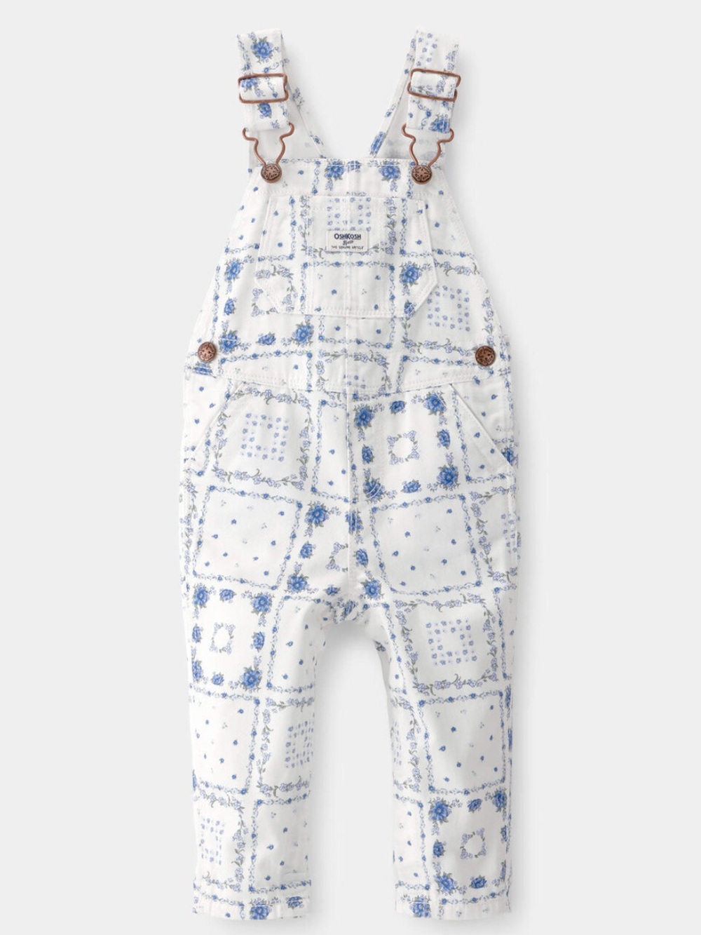 Oshkosh B’Gosh 100% cotton Bandana Print Overalls